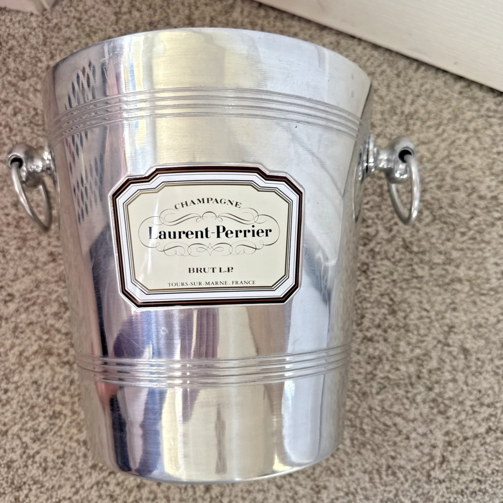 Vintage Laurent-Perrier Champagne Bucket French Barware Made in France